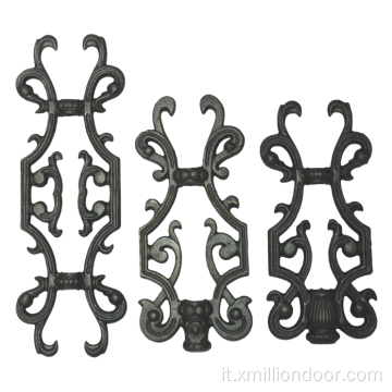 Componenti decorativi in ​​ferro battuto